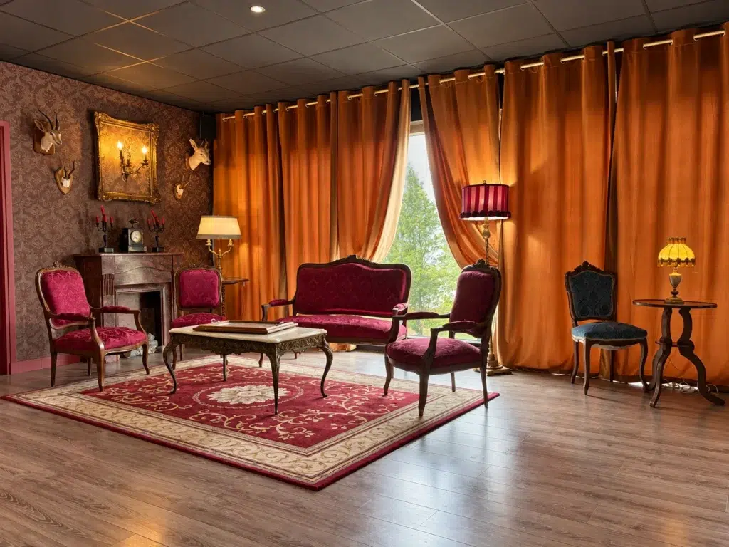 Salon et fauteuils — salle de réception Glorious à Saint-Brice