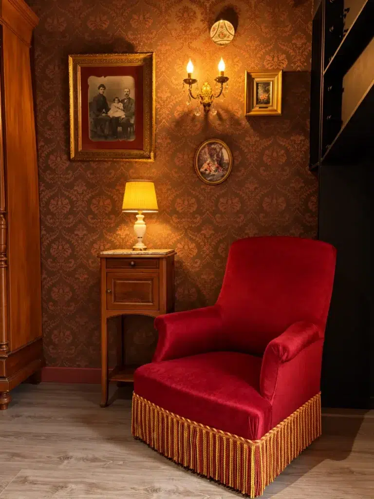 Fauteuil et décoration — salle de réception Glorious à Saint-Brice